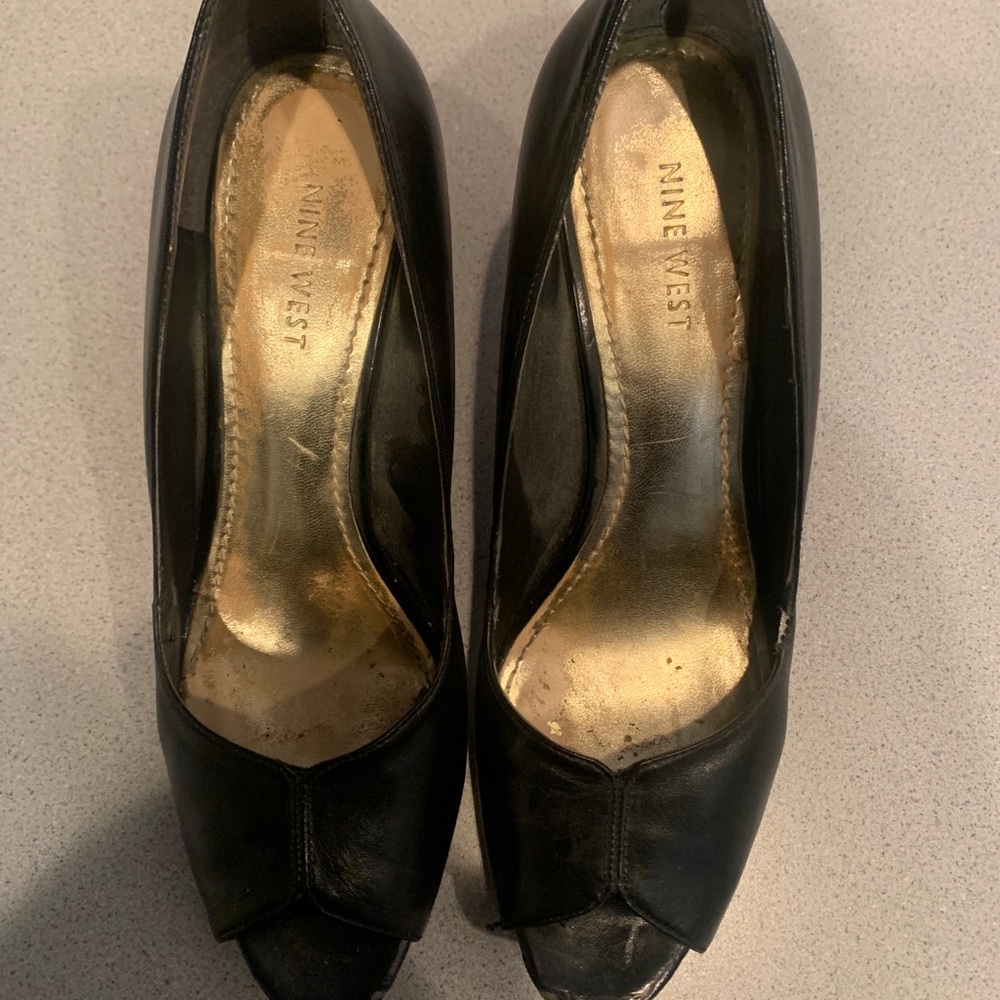 Nine West Black Stilettos Size 8